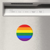 ゲイ・プライド・フラッグ LGBT マグネット (インサイチュ (食洗機))