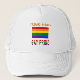 ゲイ・プライド・レインボーフラッグ LGBTQ アイデンティティギフト キャップ