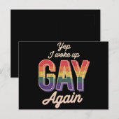 ゲイ プライド レインボー クィア CSD パーティー LGBT ポストカード (正面/裏面)