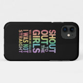 ゲイ プライド レインボー フラッグ LGBT への声援 女子たちへ Case-Mate iPhoneケース (裏面(横))