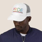 ゲイ プライド レインボー LGBT トラッカーズハット キャップ (インサイチュ)