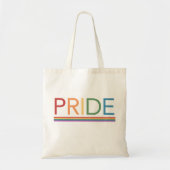 ゲイ プライド レインボー LGBT トートバッグ (正面)
