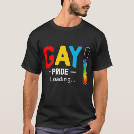 ゲイ プライド ローディング LGBT 月間 トランスジェンダー Tシャツ