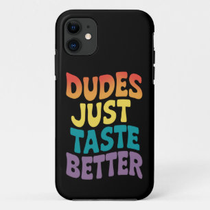 ゲイ プライド ヴィンテージ Tシャツ 男はただおいしい iPhone 11 ケース