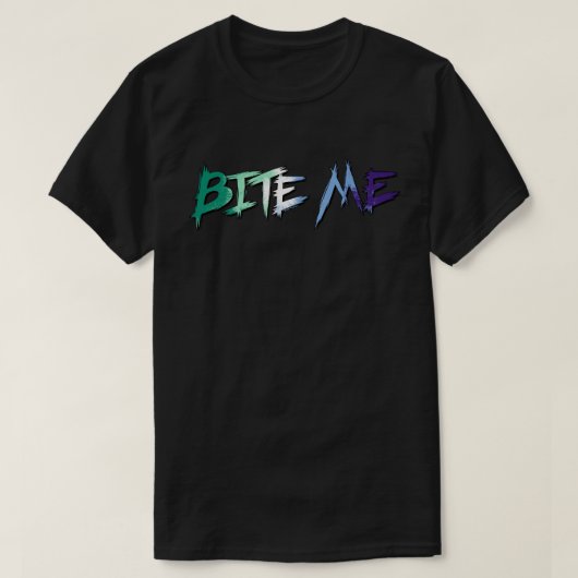 ゲイ プライド 咬まれて Tシャツ (デザイン正面)