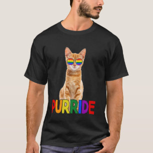 ゲイ プライド 猫 かわいい LGBTQ パライド Tシャツ
