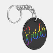 ゲイ プライド LGBT スクリプト キーチェーン (正面左)