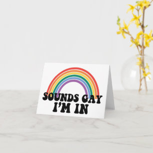 ゲイ プライド LGBT レインボー サウンド ゲイ だって好き カード