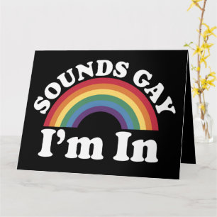 ゲイ プライド LGBT レインボー サウンド ゲイ だって好き カード