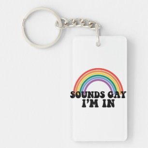 ゲイ プライド LGBT レインボー サウンド ゲイ だって好き キーホルダー