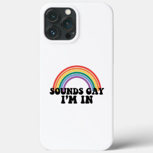 ゲイ プライド LGBT レインボー サウンド ゲイ だって好き iPhone 13 PRO MAXケース