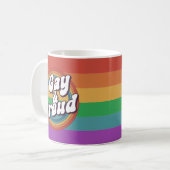ゲイ プライド LGBTQ+ コーヒーマグカップ (正面左)