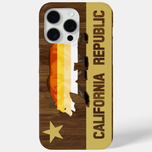 ゲイ・ベアーズ・プライド・フラッグ カリフォルニア ベア Case-Mate iPhoneケース (裏面)