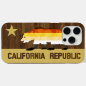 ゲイ・ベアーズ・プライド・フラッグ カリフォルニア ベア Case-Mate iPhoneケース (裏面 (横))
