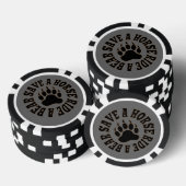 ゲイ・ベア・ブラックポーカーチップ ポーカーチップ (積み重ね)