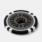 ゲイ・ベア・ブラックポーカーチップ ポーカーチップ (シングル)