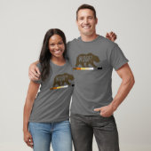 ゲイ・ベア・プライドカラーベア・ウーフ Tシャツ (ユニセックス)