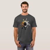 ゲイ・ベア・プライド・カラーベアパウ Tシャツ (正面フル)