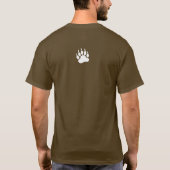 ゲイ・ベア・プライド・カラーベアパウ Tシャツ (裏面)