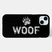 ゲイ・ベア・プライド ダストレス ベア・パウ WOOF Case-Mate iPhoneケース (裏面 (横))