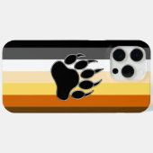 ゲイ・ベア・プライド・フラッグ ベア・ポー Case-Mate iPhoneケース (裏面 (横))