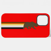 ゲイ・ベア・プライド・フラッグ iPhoneケース (裏面横)