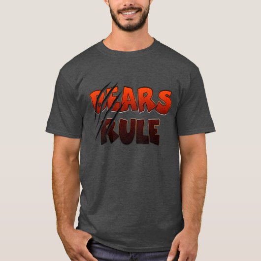 ゲイ・ベア・プライド・ベアーズ・ルール Tシャツ (正面)
