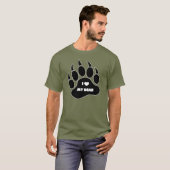 ゲイ・ベア・プライド・ベア・パウ・アイ・ハート・マイ・ベア Tシャツ (正面フル)