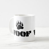 ゲイ・ベア・プライド・ベア・パウ・ワフ コーヒーマグカップ (正面左)