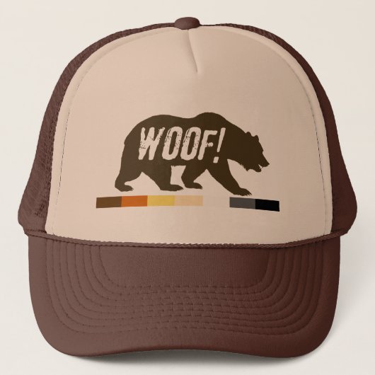 ゲイ・ベア・プライド WOOF キャップ (正面)