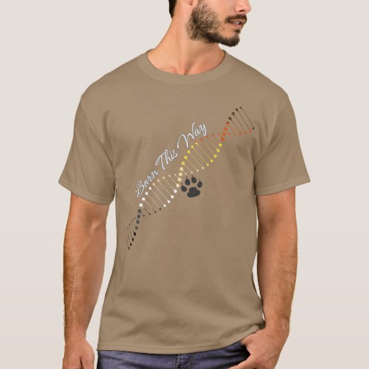 ゲイ・ベア - ベア・プライドDNA Tシャツ (正面)