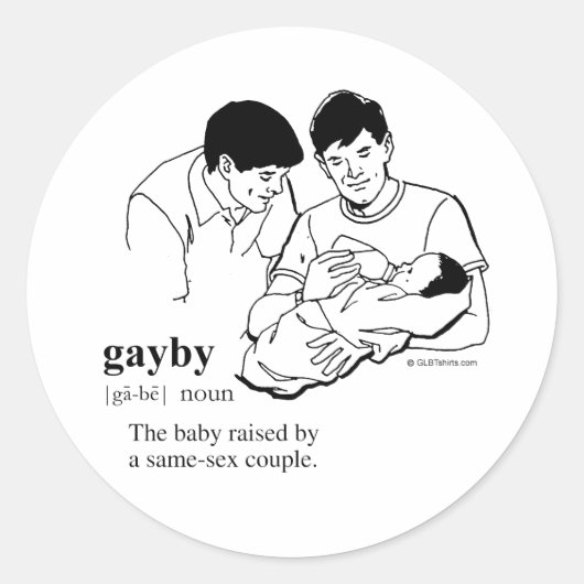 ゲイ・ベイビー (Gay) ラウンドシール (正面)