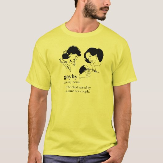 ゲイ・ベビー(レズビアン) Tシャツ (正面)