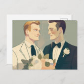 ゲイ ポストカード (正面/裏面)