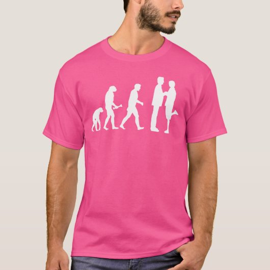 ゲイ+マリッジ+エボリューション - Tシャツ (正面)