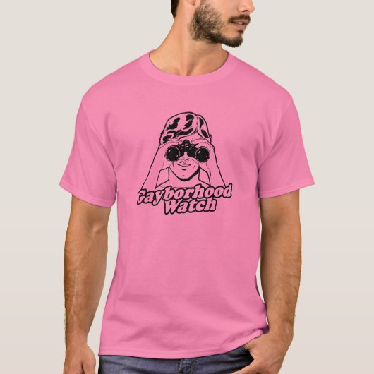 ゲイ・ユーモア ゲイ・ネイバーhood tシャツ (正面)