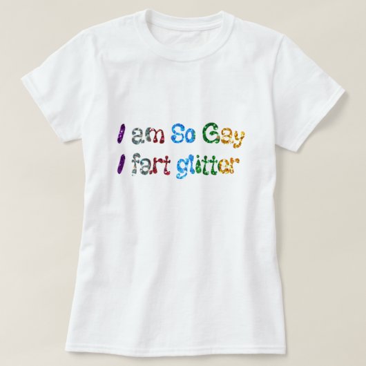 ゲイ・ユーモア Tシャツ (デザイン正面)