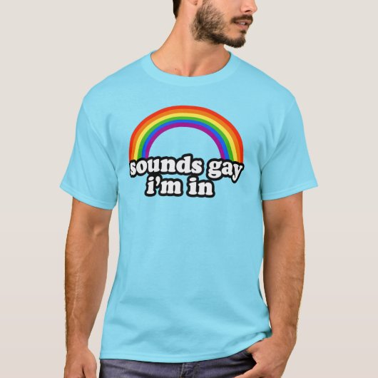 ゲイ・ユーモア Tシャツ (正面)