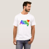 ゲイ・ライツ・アリー Tシャツ (正面フル)