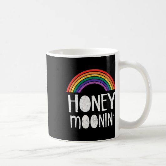 ゲイ レズビアン ただ結婚した 結婚パーティーTシャツ LGBT ホ コーヒーマグカップ (右)