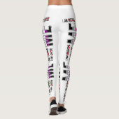 ゲイ，レズビアン，ビ，トランス，同性愛者，無性私は私のレギンス レギンス (裏面)