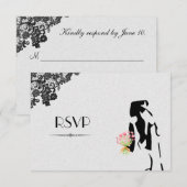 ゲイ レズビアン 結婚式 RSVP (正面/裏面)