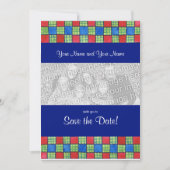 ゲイ/レズビアン'Save the Date'フォトカード招待状 セーブザデート (正面)