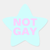 ゲイ 星シール (正面)