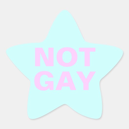 ゲイ 星シール (正面)