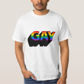 ゲイ 3D Tシャツ (正面)