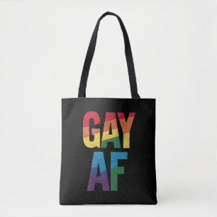 ゲイ AF LGBTプライド ゲイギフト プライドマンス トートバッグ