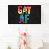 ゲイ AF LGBT プライド ゲイ ギフト Pride Month 横断幕 (インサイチュ)