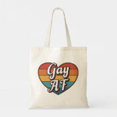 ゲイ AF Pride LGBTQ+ トートバッグ (裏面)