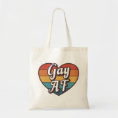 ゲイ AF Pride LGBTQ+ トートバッグ (正面)
